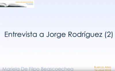 Entrevista a Jorge Rodríguez